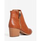 Incaltaminte Femei CheapChic Risky Behavior Bootie Cognac