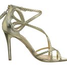 Incaltaminte Femei Badgley Mischka Crystal Platino Metallic Leather