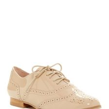 Incaltaminte Femei Steven by Steve Madden Rhys Wingtip Oxford Shoe NUDE PAT
