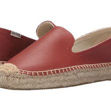 Incaltaminte Femei Soludos Platform Smoking Slipper Leather Marsala