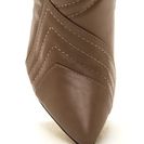 Incaltaminte Femei CheapChic Quilted Wonder Faux Leather Boots Taupe