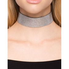 Bijuterii Femei CheapChic Jessica Metallic Choker Met Slvr