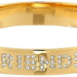 Kate Spade New York Best Friends Ever Idiom Bangle Clear/Gold