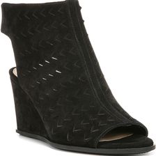 Via Spiga Leatrice Black Sport Suede Leather
