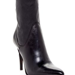 Incaltaminte Femei Charles David Kristi Leather Boot BLACK