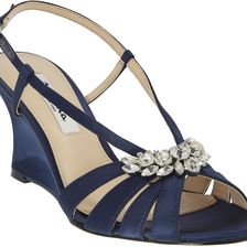 Nina Viani New Navy Crystal Satin
