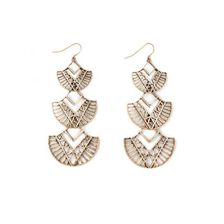 Bijuterii Femei Forever21 Tiered Geo Cutout Drop Earrings Antique gold