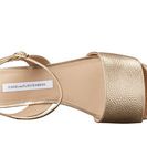 Incaltaminte Femei Diane Von Furstenberg Jessie Gold Metallic Tumbled