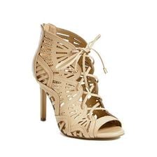 Incaltaminte Femei GUESS Luanna Lace-Up Heels light natural leather
