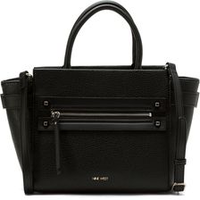 Nine West Get Poppin Satchel Black