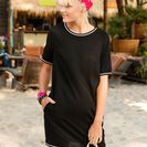 Rochie cu borduri decorative 