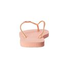 Incaltaminte Femei Havaianas Slim Logo Metallic Flip Flops Light Pink