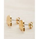 Bijuterii Femei Forever21 Half United Apple Studs Gold
