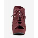 Incaltaminte Femei CheapChic Stuck On You Platform WineBurgundy