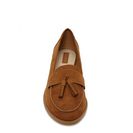 Incaltaminte Femei Forever21 Faux Suede Tasseled Loafers Tan