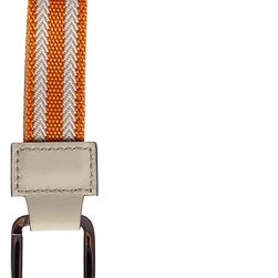 Gucci Leather Keychain Holder Elba Orange