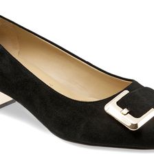 Trotters Fancy Black Suede