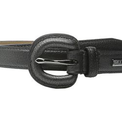 Accesorii Femei Cole Haan 25mm Metallic Pebble Belt with Self Covered Buckle Silver