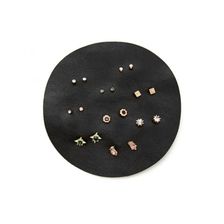 Bijuterii Femei Forever21 Geo Faux Gem Stud Set Goldmulti