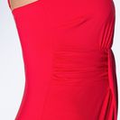 Rochie cu aspect suprapus la piept 