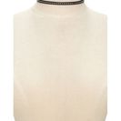 Bijuterii Femei Forever21 Faux Leather Rhinestone Choker Blackclear