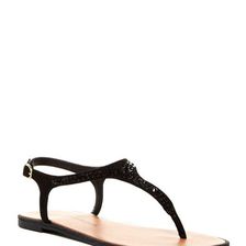 Incaltaminte Femei Chinese Laundry Gracious Embellished Thong Sandal BLACK MICRO