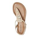 Incaltaminte Femei GUESS Sian T-Strap Sandals light natural leather