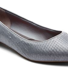 Rockport Total Motion Adelyn Ballet Icy Blue Diamond Snake