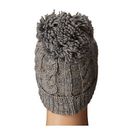 Accesorii Femei Woolrich Wool Blend Chunky Cable Knit Slouch Radar with Matching Pom Grey