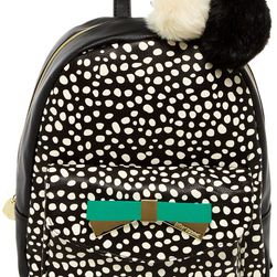 Betsey Johnson Front Pocket Faux Leather Backpack SPOT