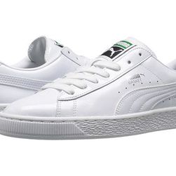 Incaltaminte Femei PUMA Basket Matte amp Shine WhiteWhite