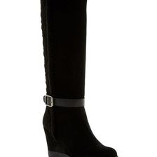 Incaltaminte Femei Aquatalia Christine Faux Fur Lined Tall Boot - Weatherproof BLACK