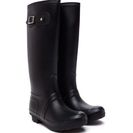 Incaltaminte Femei CheapChic Storm Away Rain Boots Black