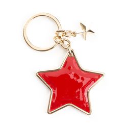 Jimmy Choo Star Key Chain RED