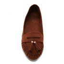 Incaltaminte Femei Forever21 Faux Suede Tasseled Loafers Camel