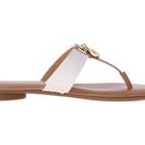 Incaltaminte Femei Michael Kors Hamilton Flat Sun TanOptic White Vachetta