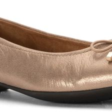 Clarks Candra Light Champagne Metallic Leather