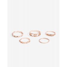 Bijuterii Femei CheapChic Jessica Delicate Ring Set Rose Gold