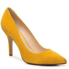 Incaltaminte Femei Nine West Shimmer Suede Pump Yellow