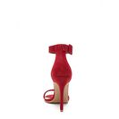 Incaltaminte Femei Forever21 Faux Suede Ankle-Strap Heels Red