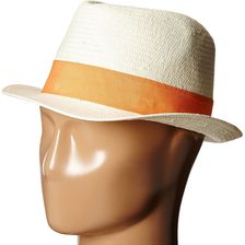 Michael Stars Pop Band Short Brim Panama Hat Tang
