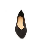Incaltaminte Femei Forever21 Pointed Faux Suede Flats Black