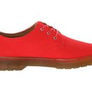 Incaltaminte Femei Dr Martens Gizelle 3-Eye Shoe Red Overdyed Twill Canvas