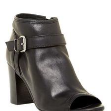 Incaltaminte Femei Manas Open Toe Buckle Bootie Nero