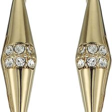 Vince Camuto Diamond Spear Climbers Earrings Gold/Crystal