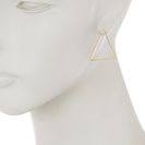 Bijuterii Femei Bony Levy 14K Yellow Gold Triangle Earrings 14K YELLOW GOLD