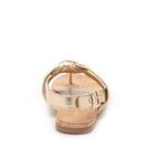 Incaltaminte Femei Nine West Sweets Metallic Flat Sandal Gold Metallic