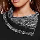 Rochie tricotată cu mâneci lungi 