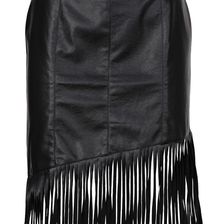 Fustă din imitaţie de piele 