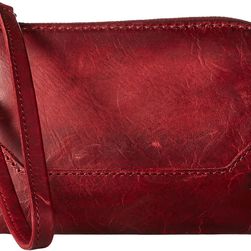 Frye Melissa Wristlet Burgundy Antique Pull Up